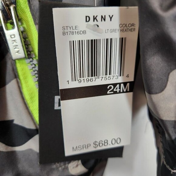 NWT DKNY Baby 3 Piece Jacket, Tee‎ and Joggers Outfit Size 24 months - Picture 6 of 11